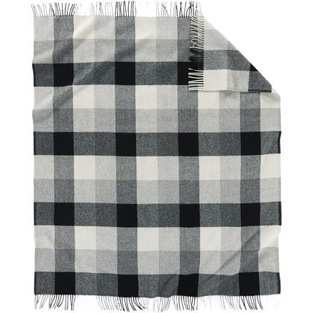 Eco-Wise Wool Washable Fringe Throw Blanket