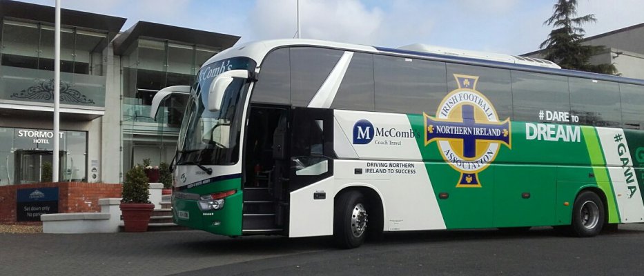 Official Northern Ireland Football Team Coach Unveiled!