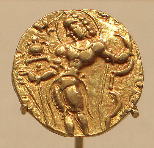 Gold Coin Showing King Kumaragupta as an Archer