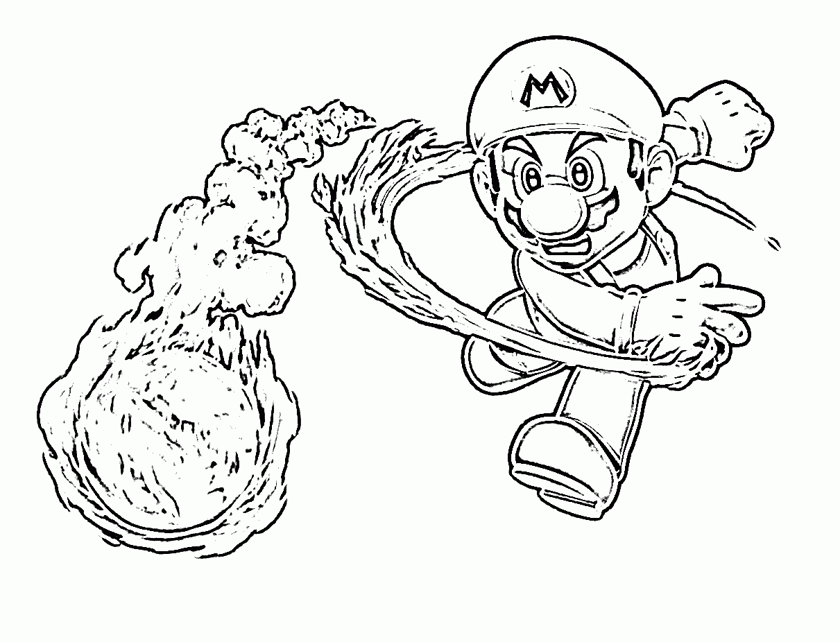 Free Printable Mario Coloring Pages For Kids