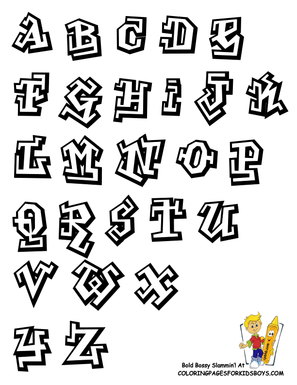 Hip Hop Alphabet Graffiti | Hip Hop Graffiti | Free| Alphabet 