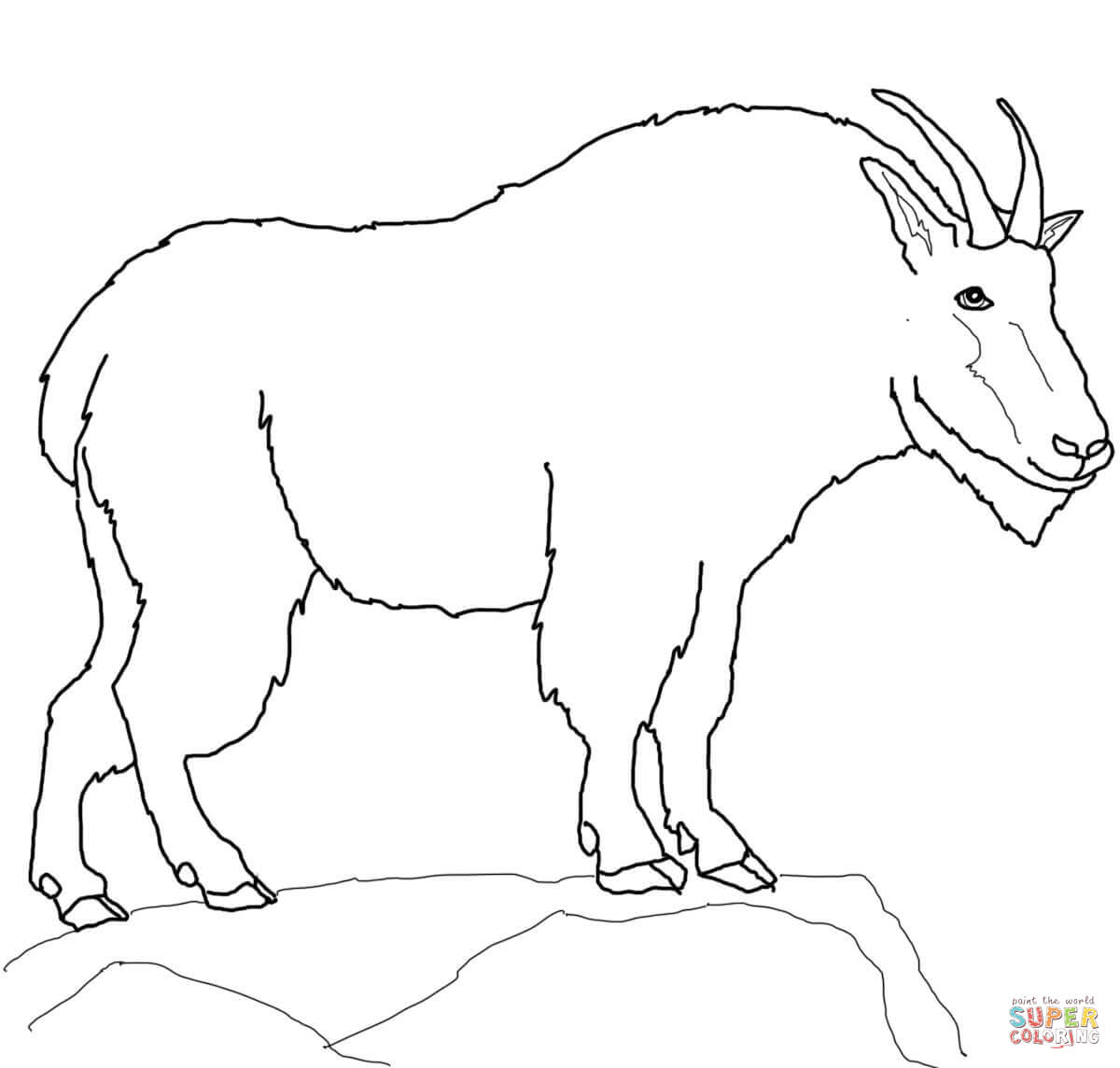 Goats coloring pages | Free Coloring Pages