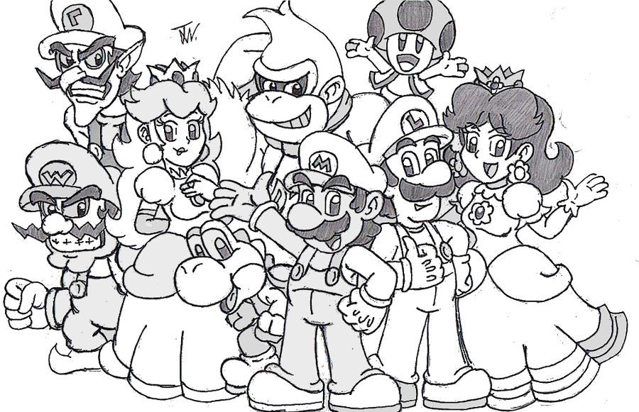 How to Color Mario And Luigi Coloring Pages - Toyolaenergy.com