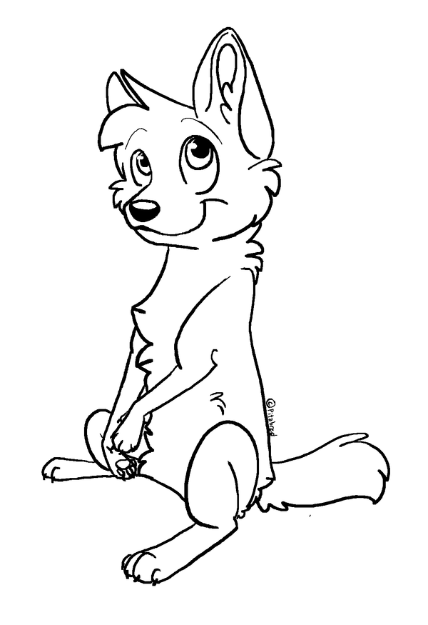 cute wolf coloring pages - High Quality Coloring Pages