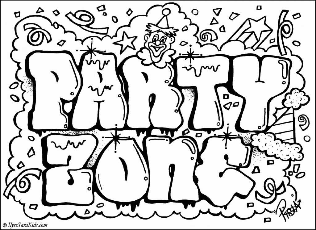 Graffiti Printable Pages - Bresaniel™ Consulting Ltd. - Global 