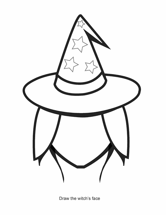 Blank Head Coloring Page