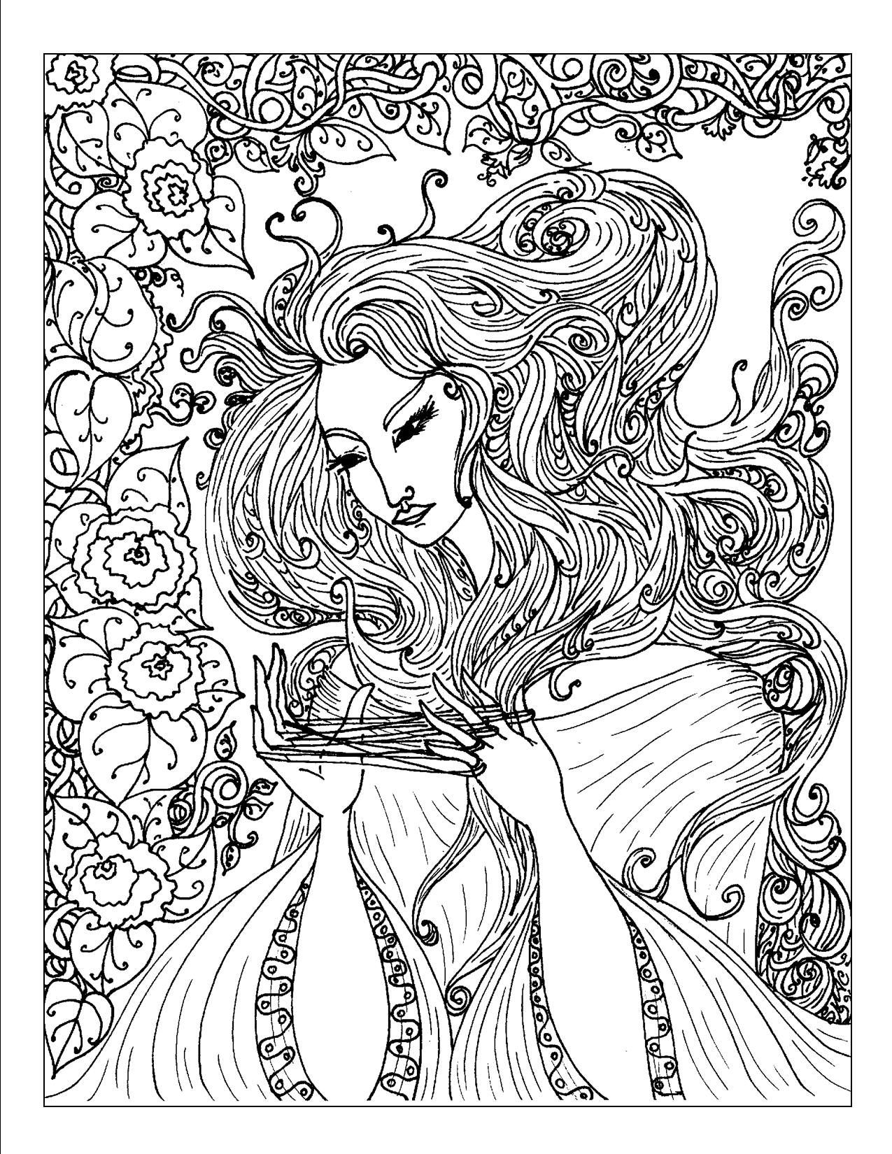 Art Nouveau Coloring Pages | S.Mac's Place to Be