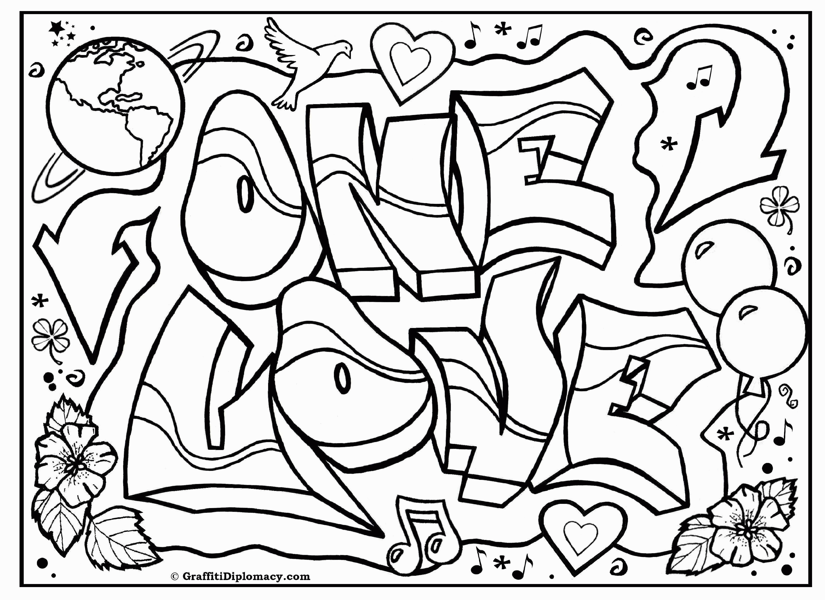 OMG! Another Graffiti Coloring Book of Room Signs - Learn to draw ...