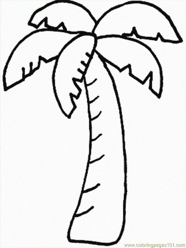 Coconut Tree Colouring Pages Para Desenhos Coloring Clip Printable ...