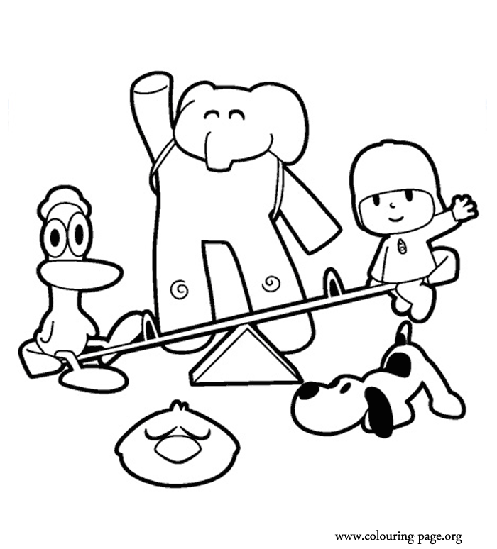 Pocoyo Coloring Pages Online