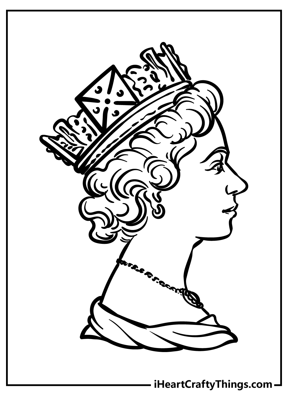 Queen Elizabeth Coloring Page At Getcolorings Com Fre - vrogue.co