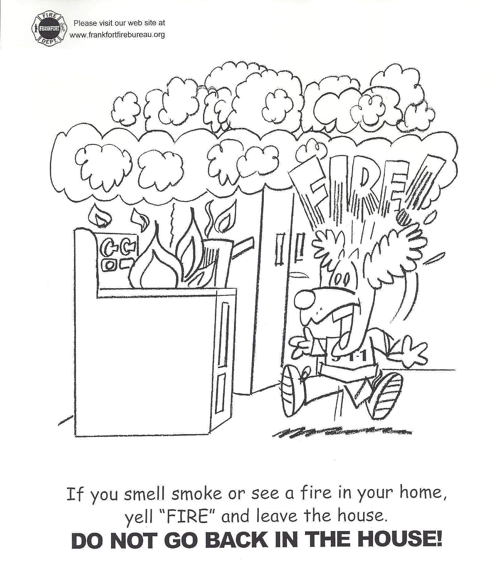 Free Printable Coloring Pages For Fire Safety - Printable Templates Protal