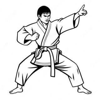 Karate Kolorowanki