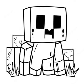 Animal Do Minecraft Páginas Para Colorir