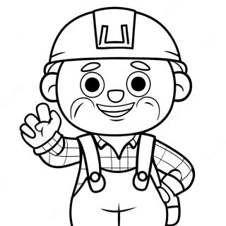 Bob The Builder Boyama Sayfası 15370-12112