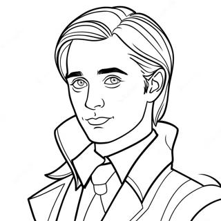 Draco Malfoy Páginas Para Colorir