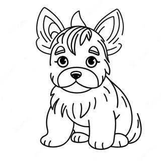 Yorkshireterrier Målarbilder