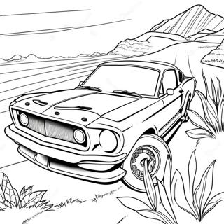 Mustang Pagine Da Colorare