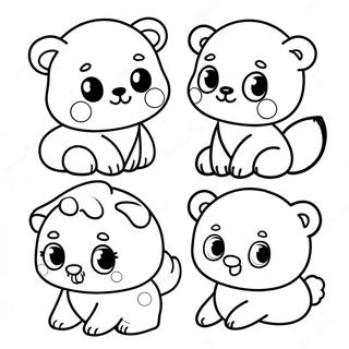 Cute Baby Animals Coloring Page 18311-14455