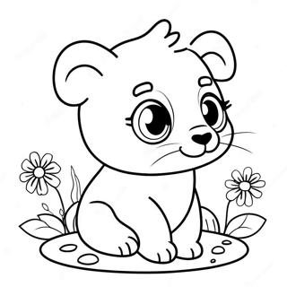 Cute Baby Animals Coloring Page 18311-14456