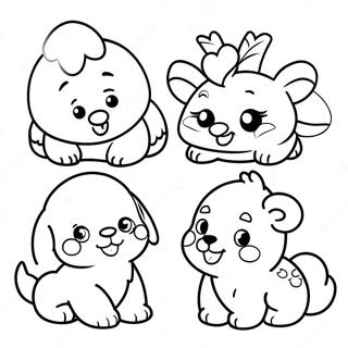 Cute Baby Animals Coloring Page 18311-14453