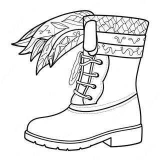 Boots Coloring Pages