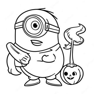 Halloween Minion Ausmalbilder