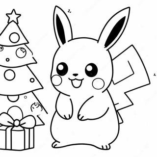 Pikachu Kerst Kleurplaat 1880-1504