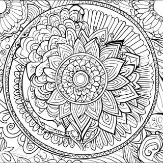 Volwassen Mandala Kleurplaat 1110-896