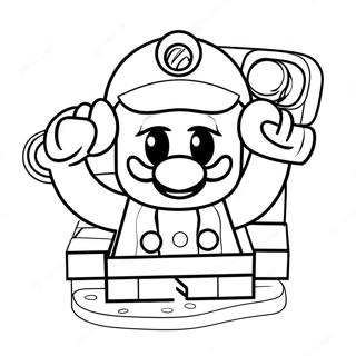 Lego Mario Kolorowanki