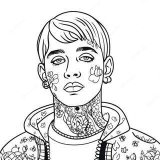 Lil Peep Ausmalbild 11700-9171