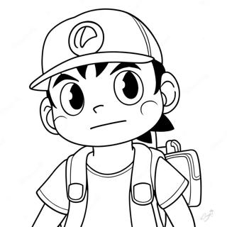 Ash Ketchum Pokemon Värityssivu 12590-9880