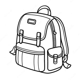 Backpack Coloring Pages