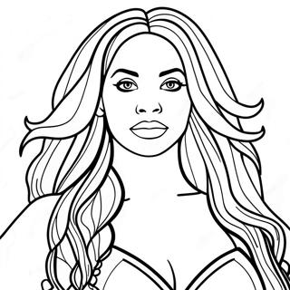 Beyonce Coloring Page 13060-10260