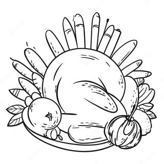 Thanksgiving Church Coloring Pages