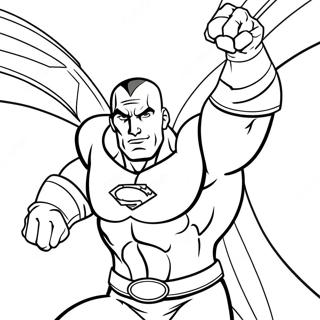 Black Adam Coloring Pages