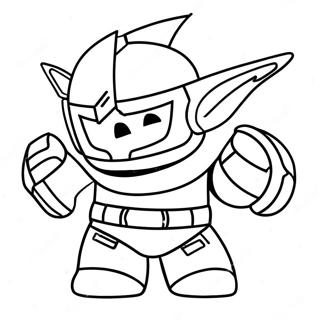 Miniforce Coloring Page 25742-20371