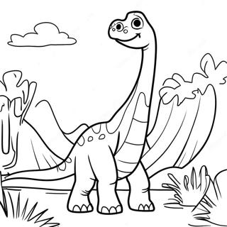 Brachiosaurus Kleurplaten