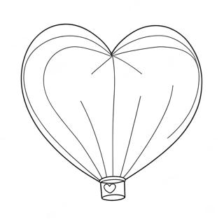 Heart Balloon Coloring Page 26082-20603