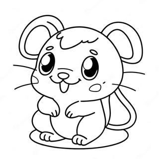 Pagini De Colorat Cu Hamtaro 27284-21567