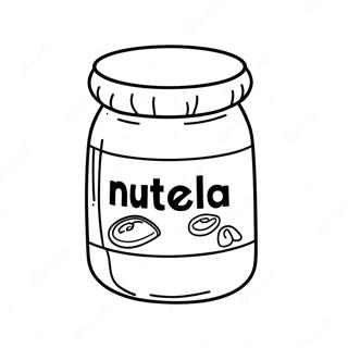 Page À Colorier De Pot De Nutella 27314-21588