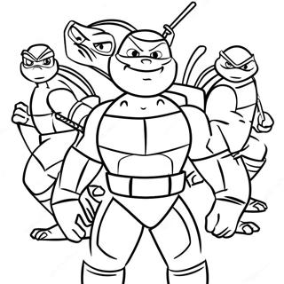 Ascensão Dos Tmnt Páginas Para Colorir