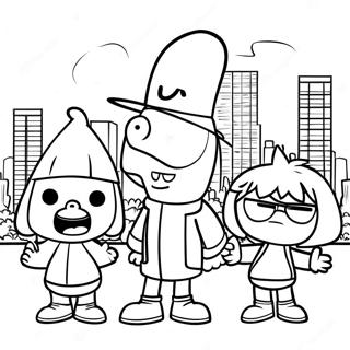 Big City Greens Coloring Pages