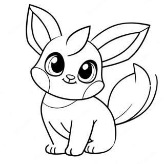 Glaceon Coloring Page 28094-22184