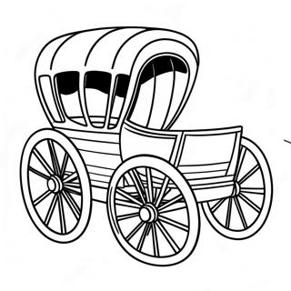 Oregon Trail Wagon Coloring Page 28434-22461