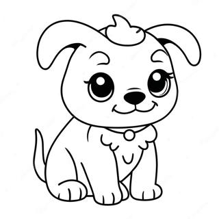 Cute Bsd Puppy Coloring Page 28455-22478