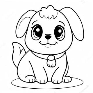 Cute Bsd Puppy Coloring Page 28455-22480