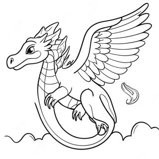 Página Para Colorir De Wings Of Fire Seawing 28754-22714