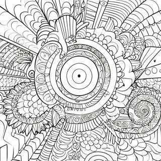 Optical Illusions Coloring Pages