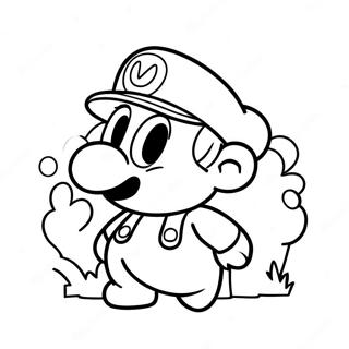 Super Mario Odyssey Cappy Pagini De Colorat